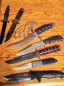 Collection of Military Survival Knives